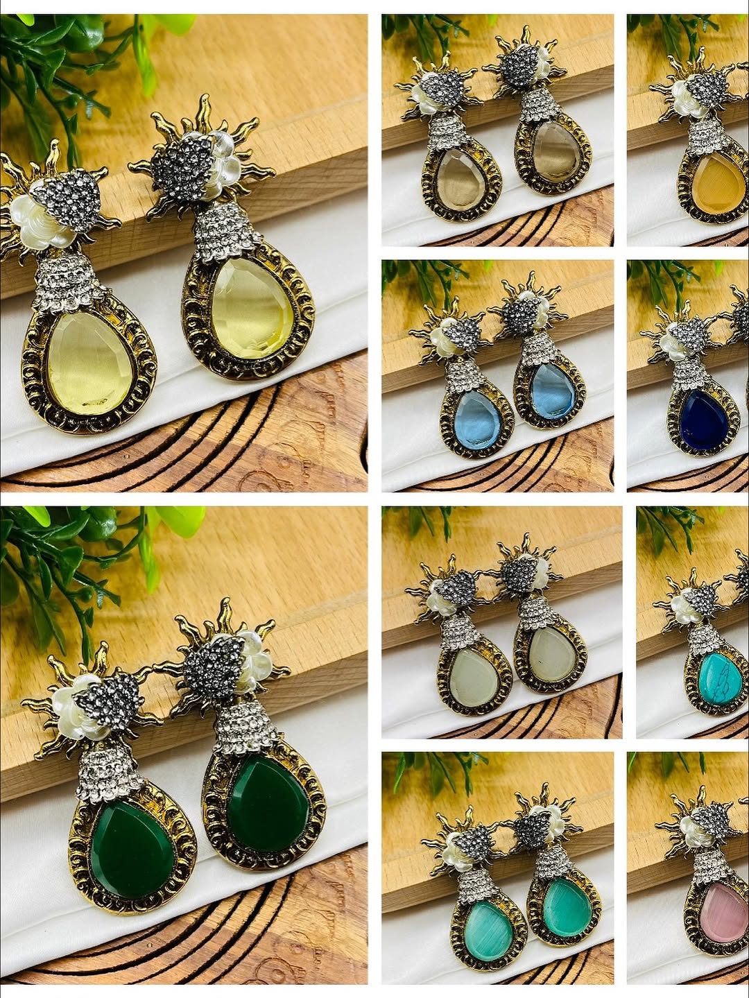 Vibrant Multi-Shade Earrings – Available in 10 Stunning Colours