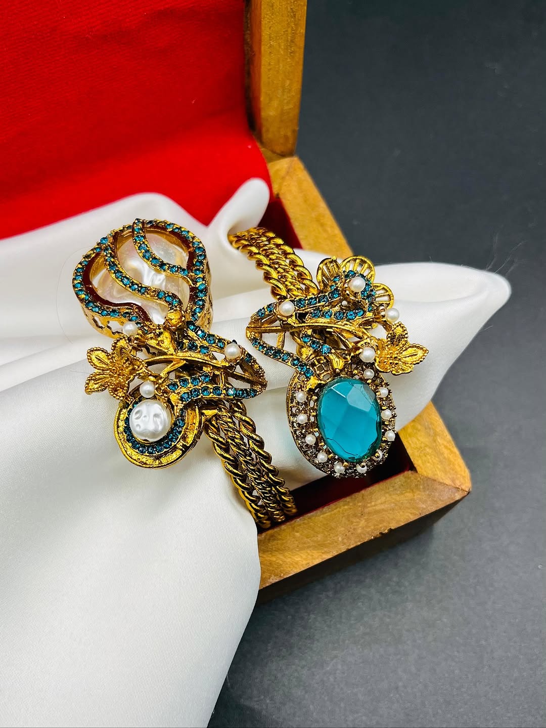 Handmade Turkish Kara – Premium Ethnic Bracelet with Antique Finish