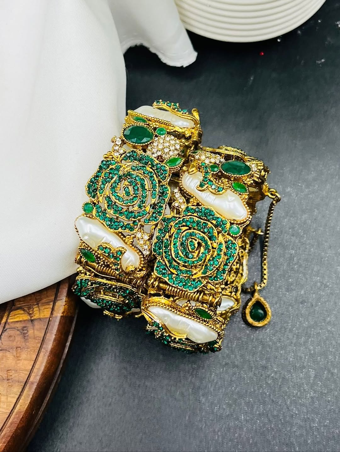 Beautiful MOP Bangles – Elegant Mother of Pearl Bracelet Set