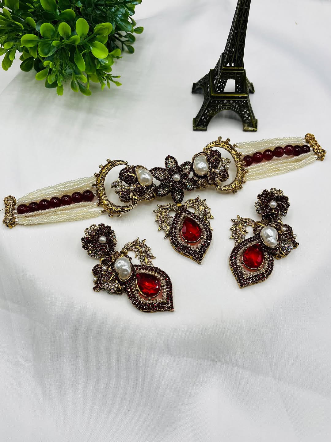 Luxury Turkish Choker Necklace – Elegant Ethnic & Designer Jewelry