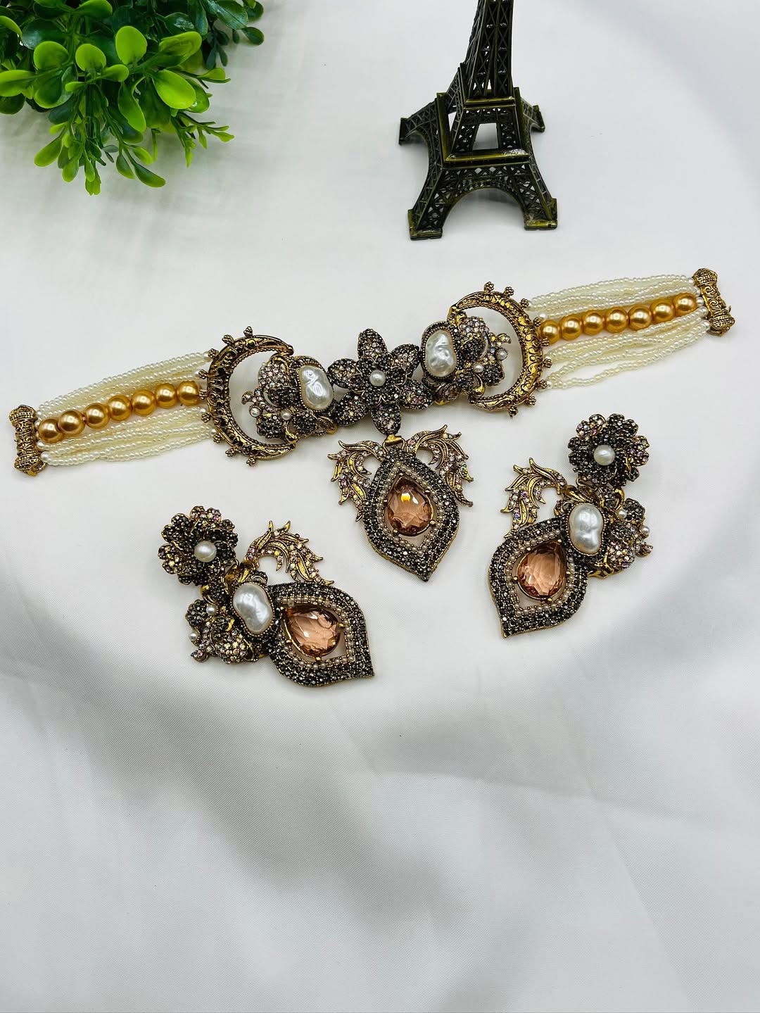 Luxury Turkish Choker Necklace – Elegant Ethnic & Designer Jewelry