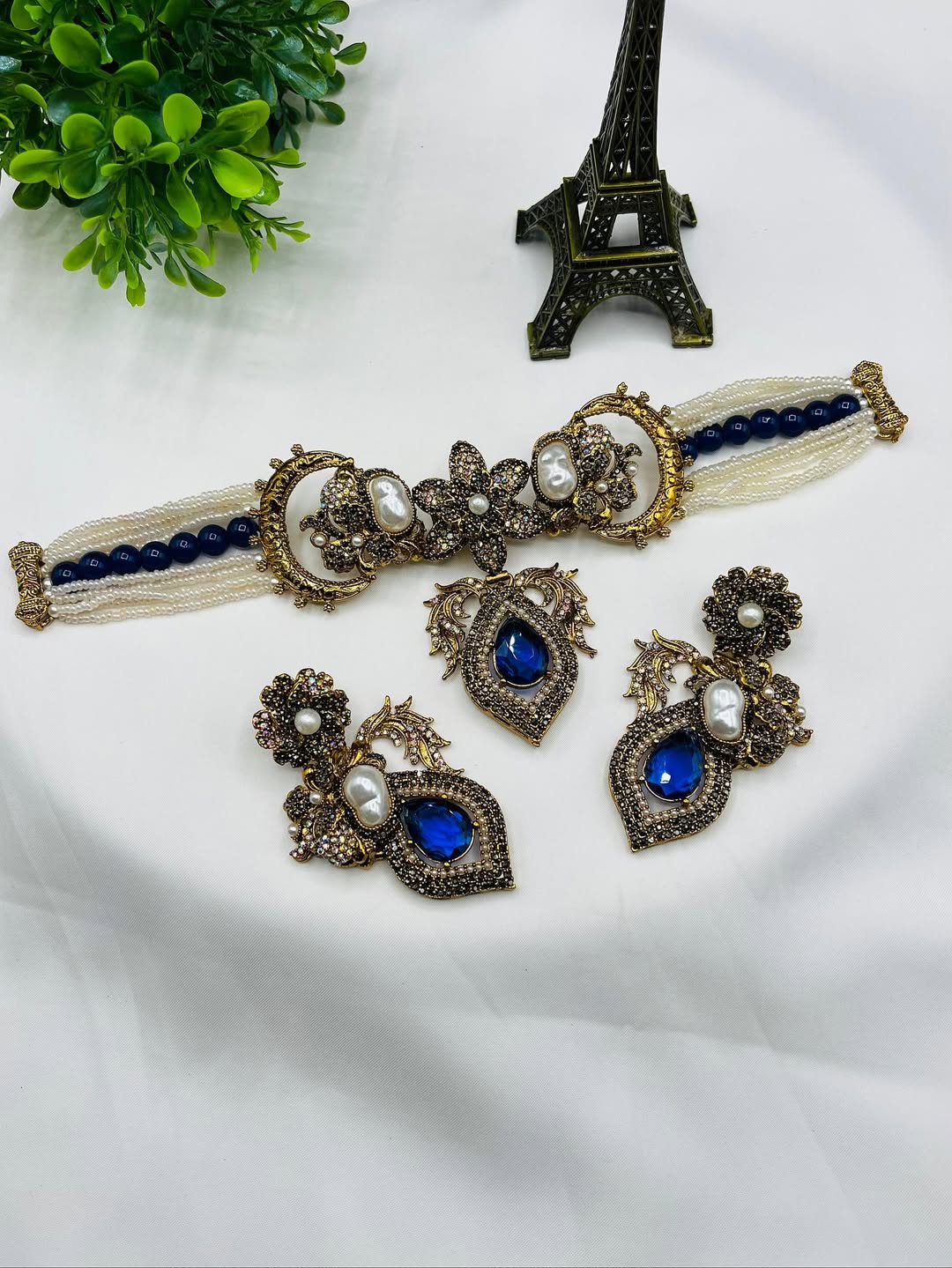 Luxury Turkish Choker Necklace – Elegant Ethnic & Designer Jewelry