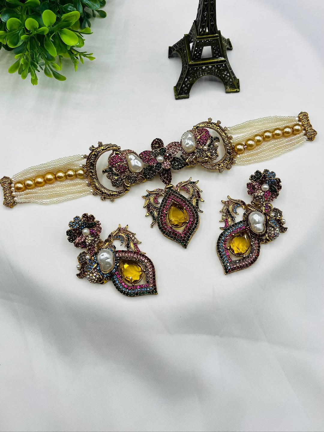 Luxury Turkish Choker Necklace – Elegant Ethnic & Designer Jewelry