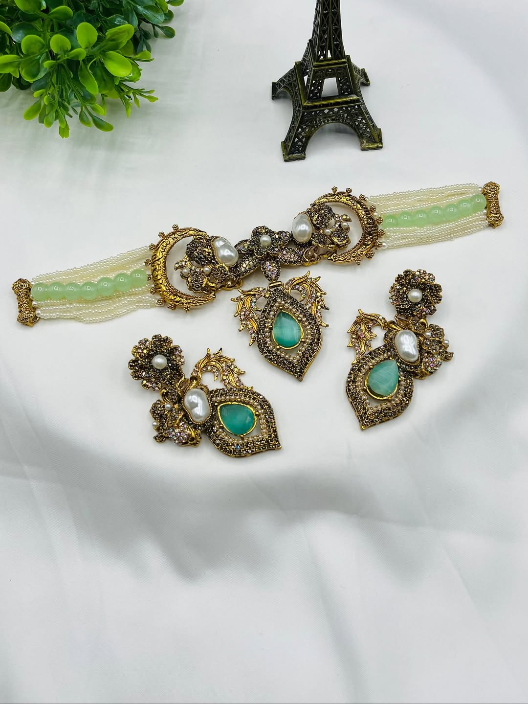 Luxury Turkish Choker Necklace – Elegant Ethnic & Designer Jewelry