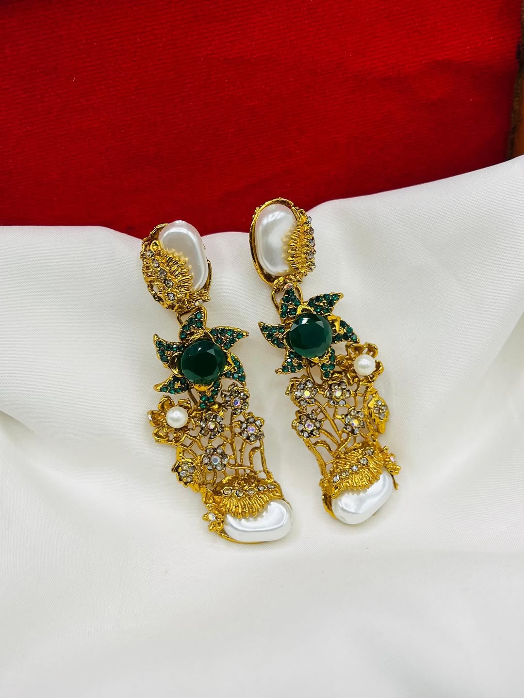 Handcrafted Turkish Antique Earrings – Bold, Elegant & Timeless