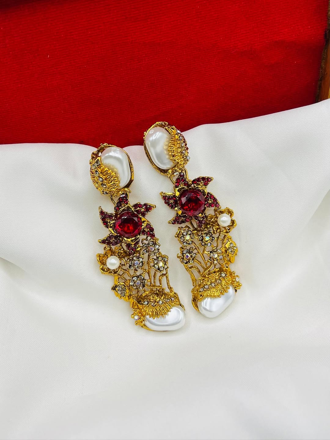 Handcrafted Turkish Antique Earrings – Bold, Elegant & Timeless