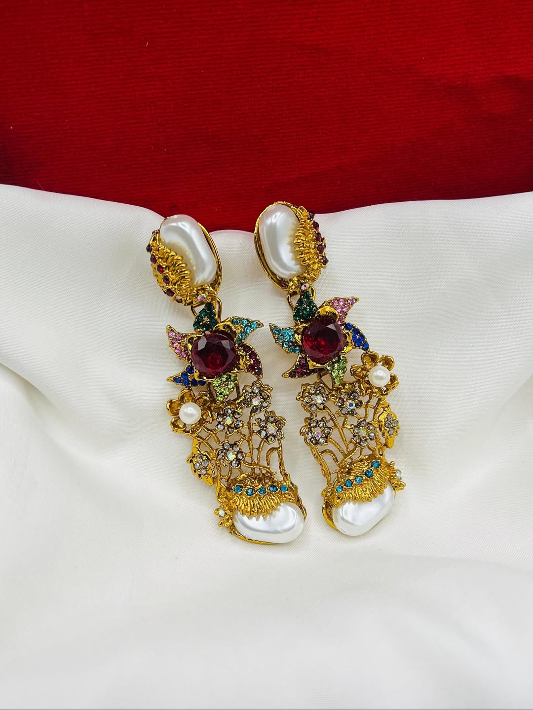 Handcrafted Turkish Antique Earrings – Bold, Elegant & Timeless