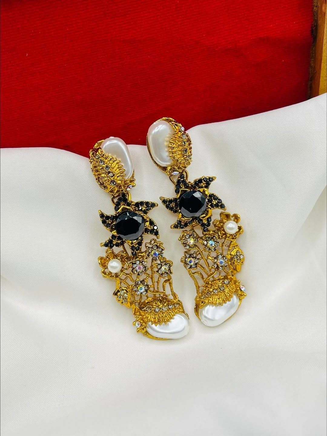 Handcrafted Turkish Antique Earrings – Bold, Elegant & Timeless
