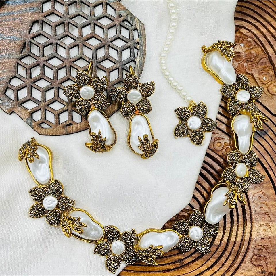 Handmade Turkish Jewelry Set – Elegant & Statement Piece