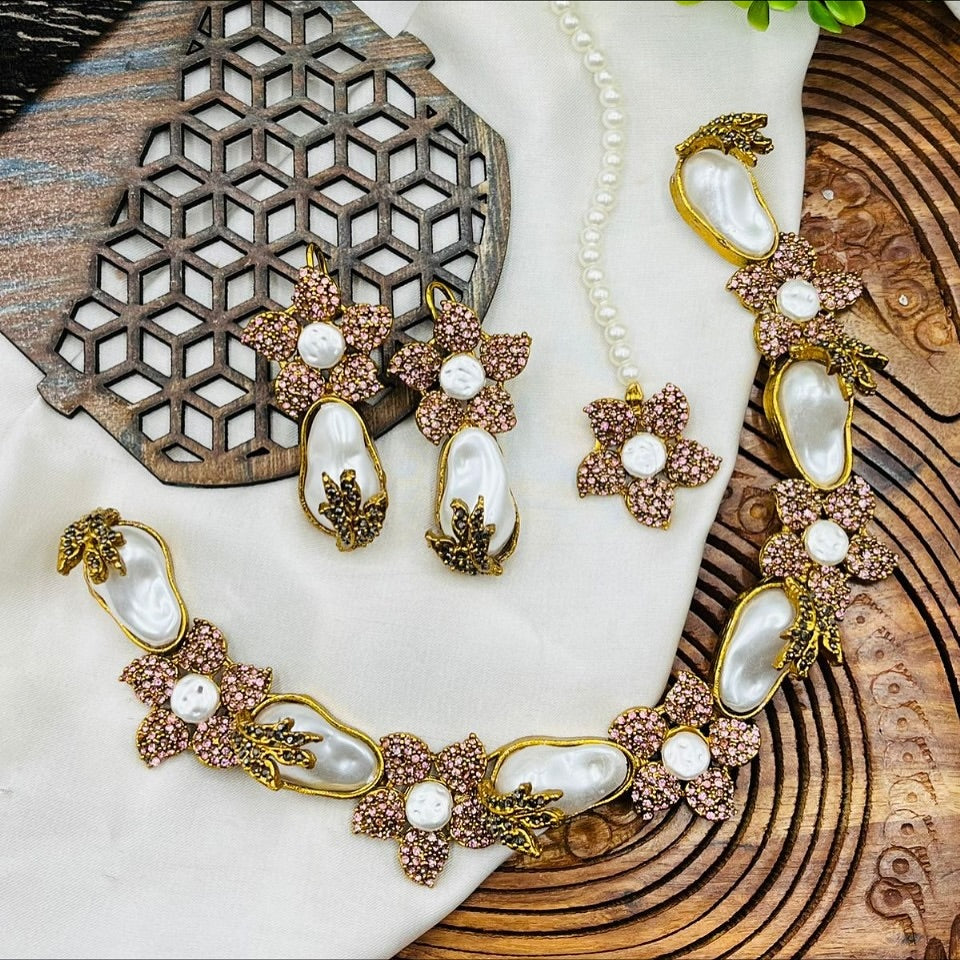 Handmade Turkish Jewelry Set – Elegant & Statement Piece