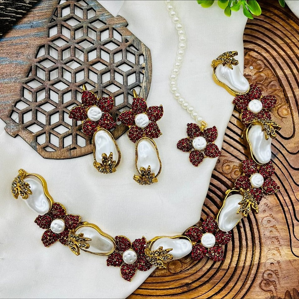 Handmade Turkish Jewelry Set – Elegant & Statement Piece