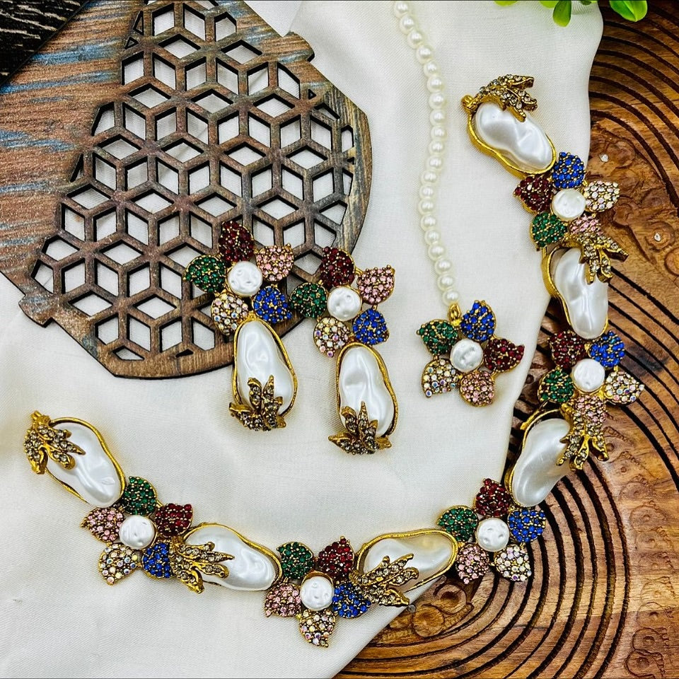 Handmade Turkish Jewelry Set – Elegant & Statement Piece