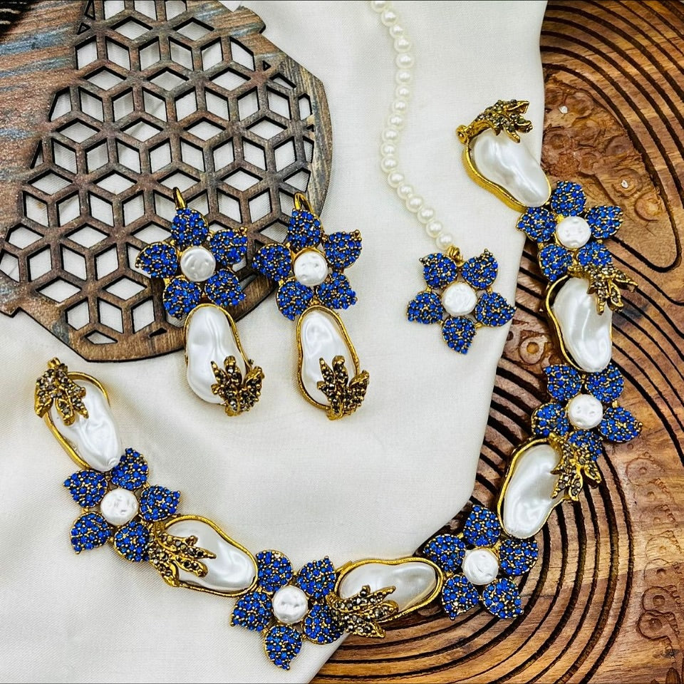 Handmade Turkish Jewelry Set – Elegant & Statement Piece