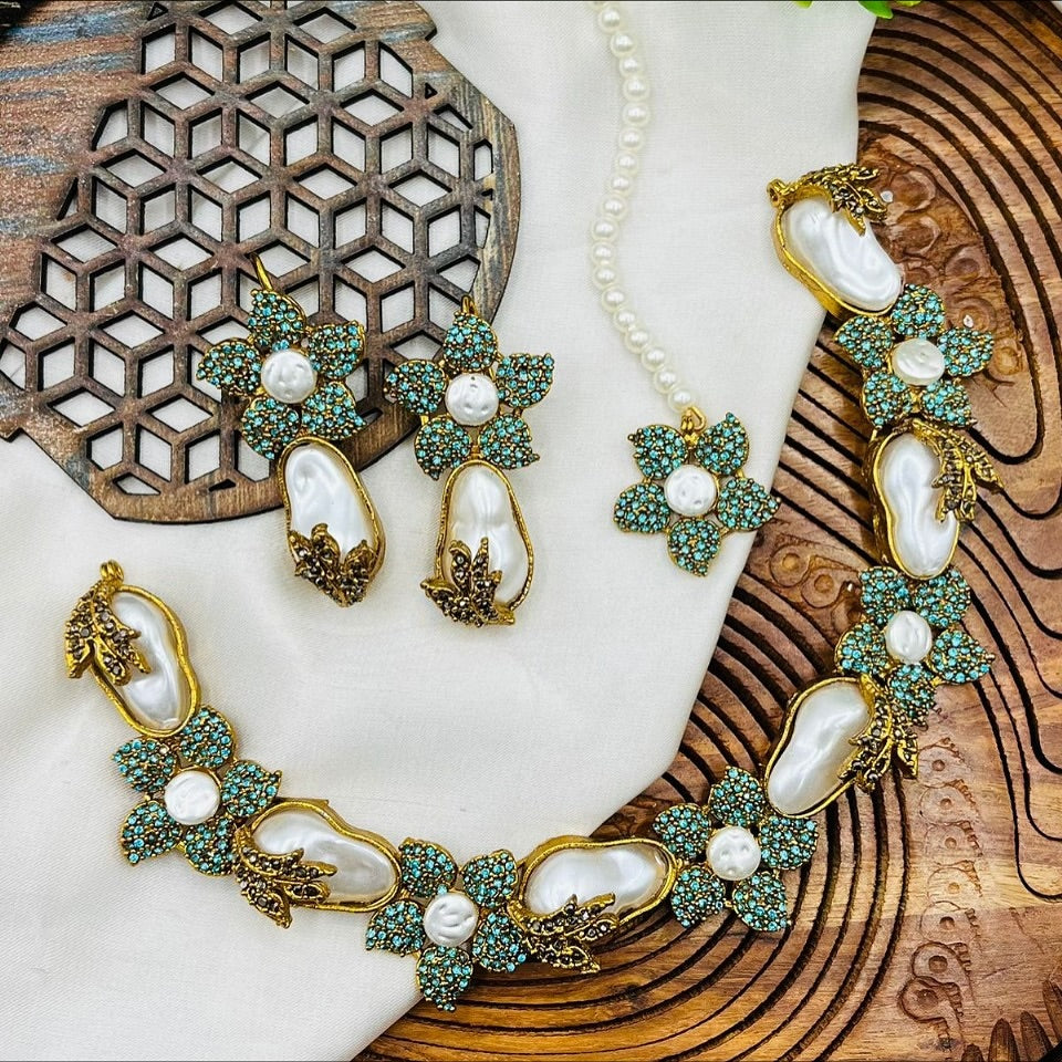 Handmade Turkish Jewelry Set – Elegant & Statement Piece