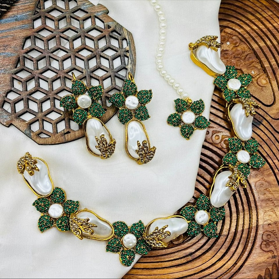 Handmade Turkish Jewelry Set – Elegant & Statement Piece