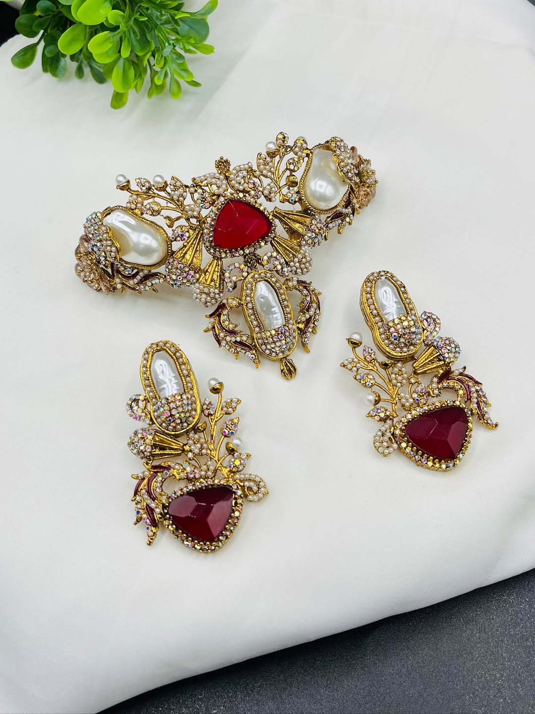 Elegant Turkish Collar Set – Antique Ottoman-Inspired Jewelry