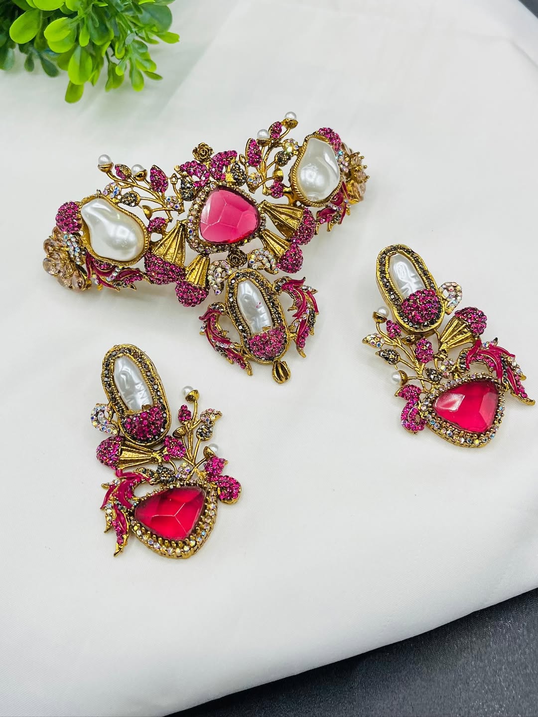 Elegant Turkish Collar Set – Antique Ottoman-Inspired Jewelry